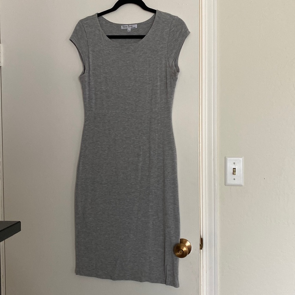 Nice grey knit dress